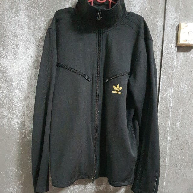black adidas jacket with hood