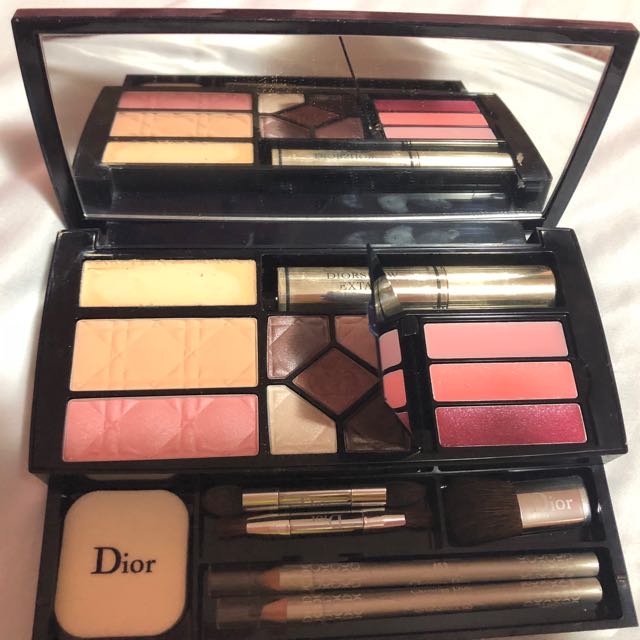 dior travel makeup palette