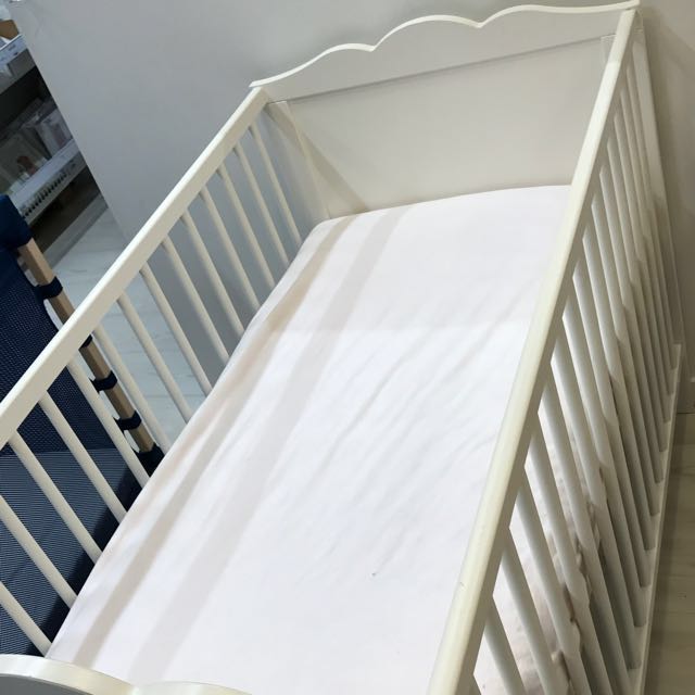 FREE IKEA HENSVIK COT With Mattress, Protector, Babies & Kids, Babies