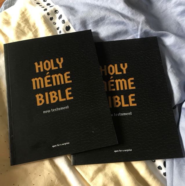 Holy Meme Bible New Testament Brand New Instock Books Stationery Fiction On Carousell