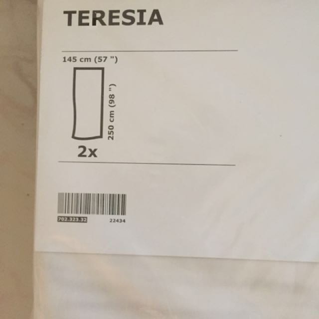 Ikea Teresia Sheer Curtains Furniture Home Decor On Carousell