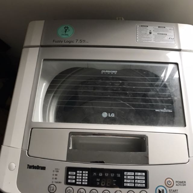 LG Washing Machine 7.5kg WFT7700, TV & Home Appliances, Washing