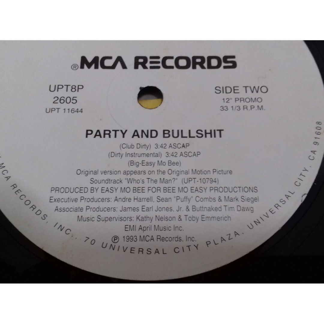 Notorious B.I.G Party and Bullshit USA Promo 12