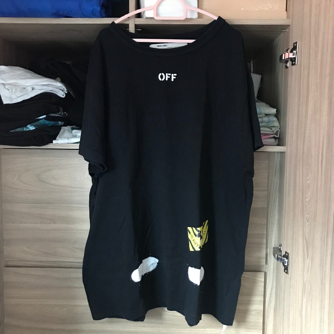 Off-White SS17 Spray Diagonal Tee