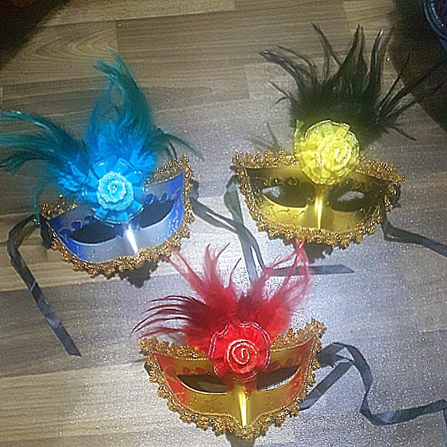 Party Mask, Women's Fashion, Watches & Accessories, Other Accessories ...