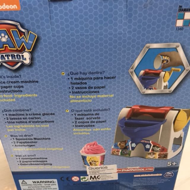 Paw Patrol ice cream maker Hobbies Toys Toys Games on Carousell