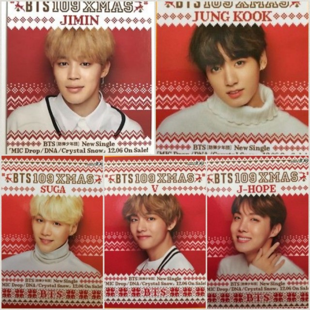 BTS ジョングク 109 ポップアップストア クリスマス トレカ BTS ジョングク 109 ポップアップストア クリスマス トレカ