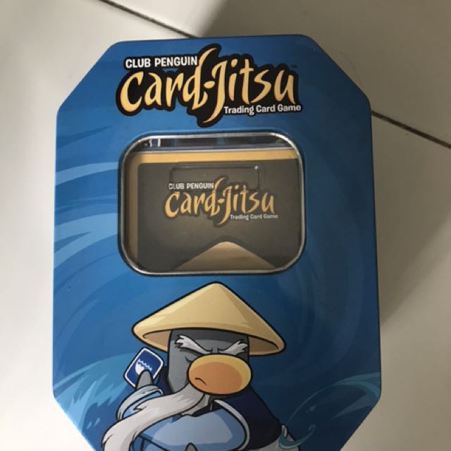 CARD-JITSU CLUB PENGUIN tins opening 