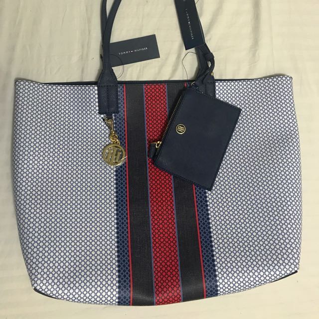 tommy hilfiger reversible tote bag