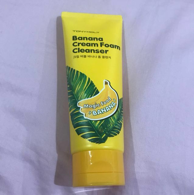 banana cream foam cleanser