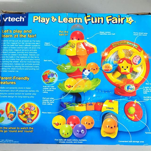 Vtech play and learn fun fair deals