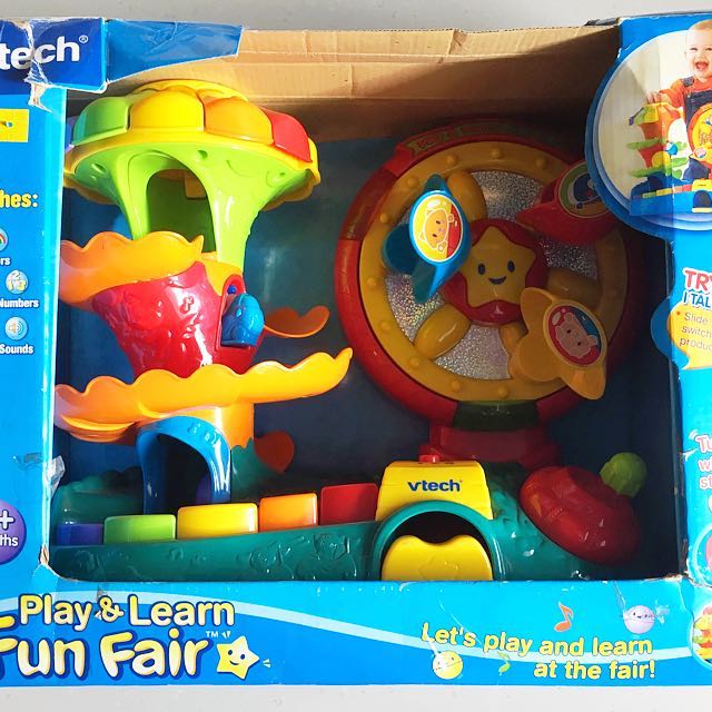 Vtech Play & Learn Fun Fair, Bayi & Anak, Mainan & Baby Walker di Carousell