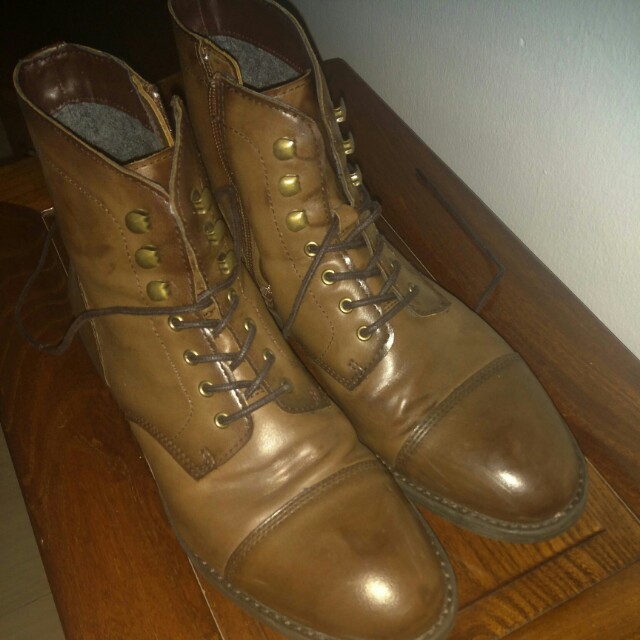 Zara mens boots, Men's Fashion, Footwear, Boots on Carousell