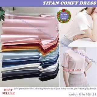 Titan comfy dress pinknude