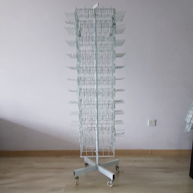 4 way rotating metal rack, Furniture & Home Living, Furniture, Shelves ...