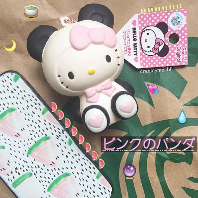 Sanrio Panda Hello Kitty Hk Mascot Rare Squishy Squishies Design Craft Others On Carousell Find this pin and more on creative diy & crafts perceptions by fatima fletcher. carousell