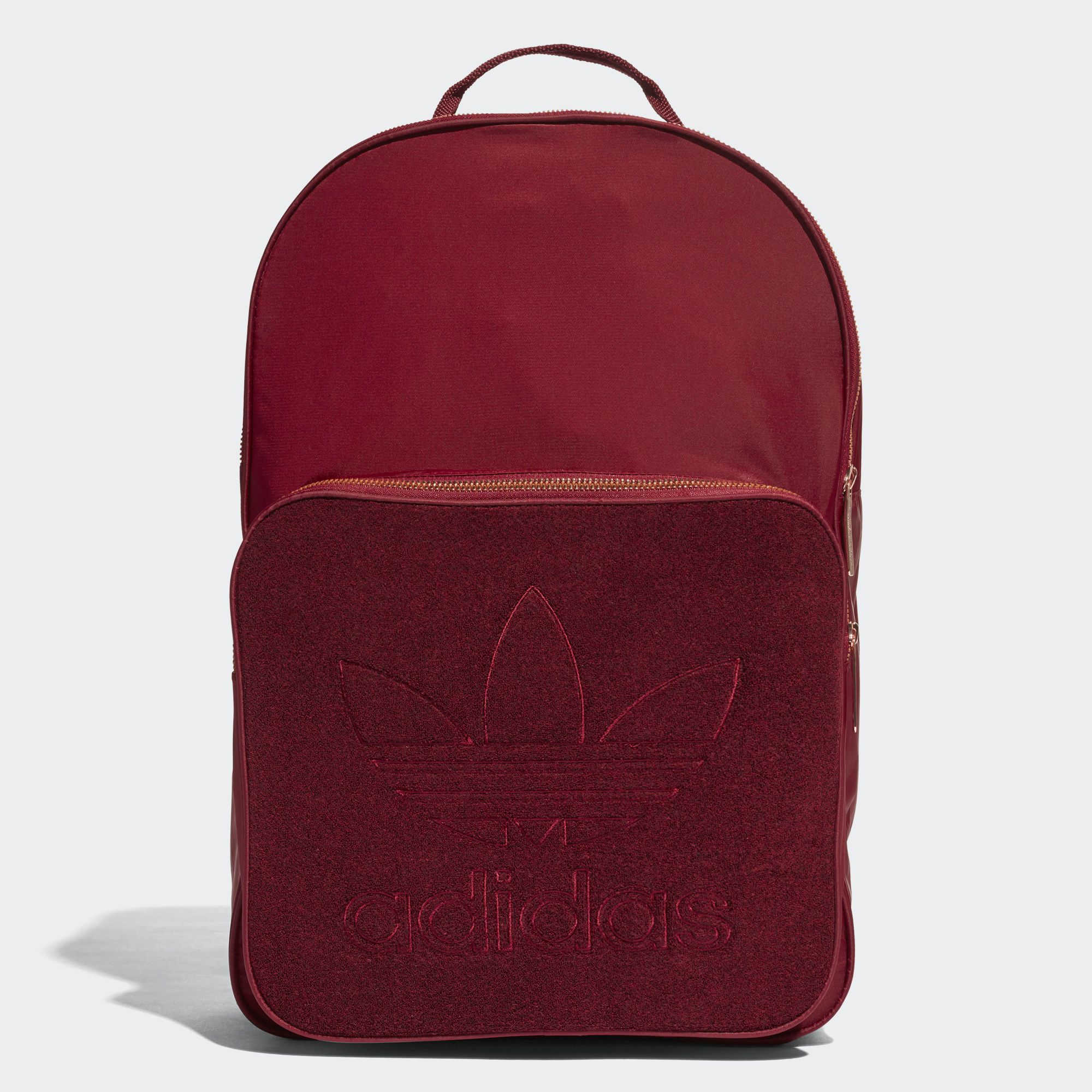 burgundy adidas backpack