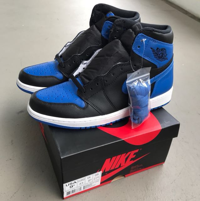 Air Jordan 1 Royal Blue 2017 release Men s Fashion Footwear Sneakers on Carousell