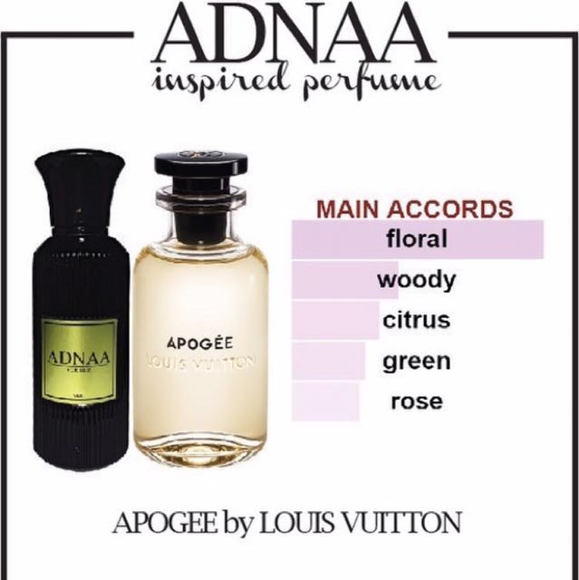 LOUIS VUITTON APOGEE EAU DE PARFUM 100ML, Beauty & Personal Care, Fragrance  & Deodorants on Carousell