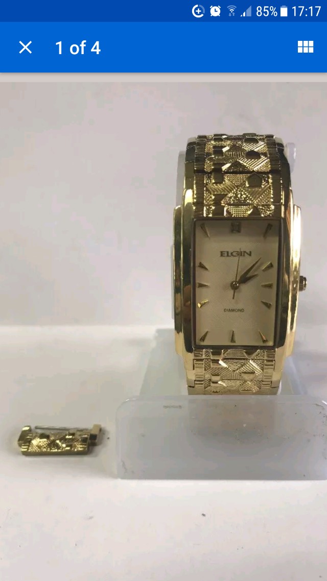 Gold elgin clearance watch