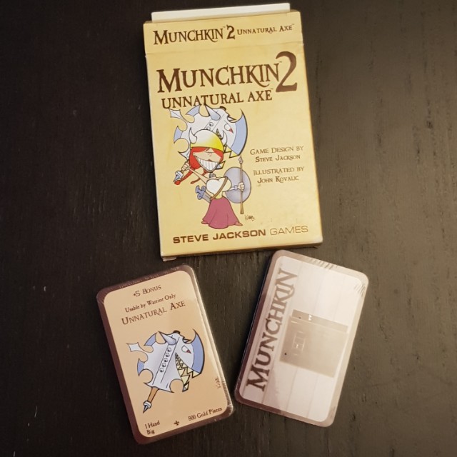 Steve Jackson Games Munchkin 2: Unnatural Axe – Erweiterung (englisch), Für 3-6 Spieler