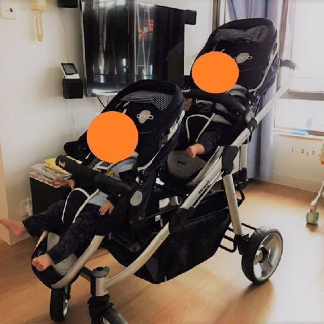 brevi twin stroller