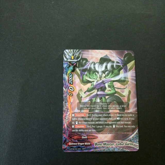 Buddyfight 1x S-CBT02//0015EN RR Deathraider Orven