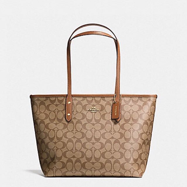 Coach 58292 Zip tote handbag