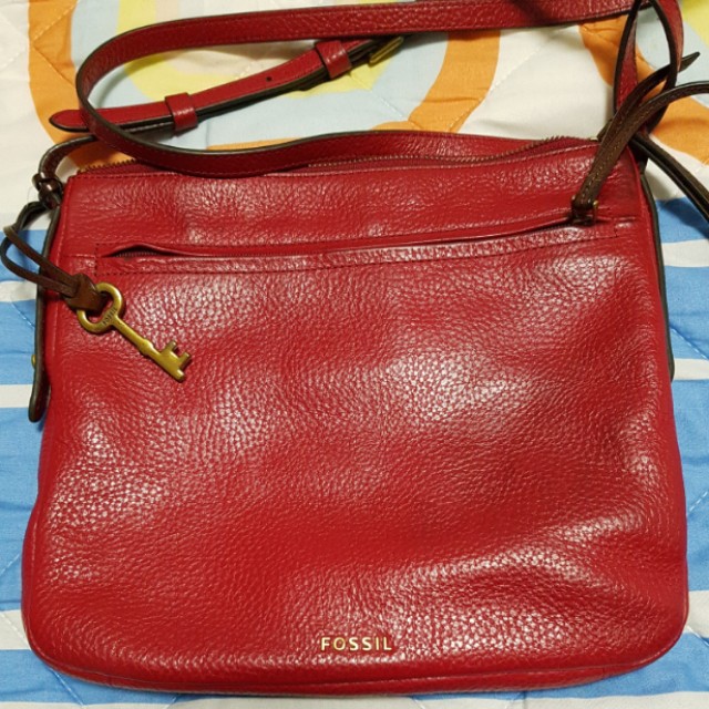 Fossil Red Crossbody (Sling bag), Women 