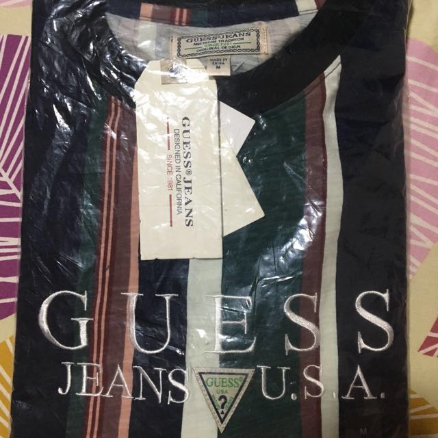 Guess 81 sayer stripe tee top