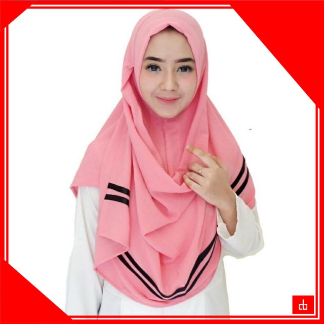 Jilbab Pashmina Instan Satu Lubang By De Best Olshop Fashion