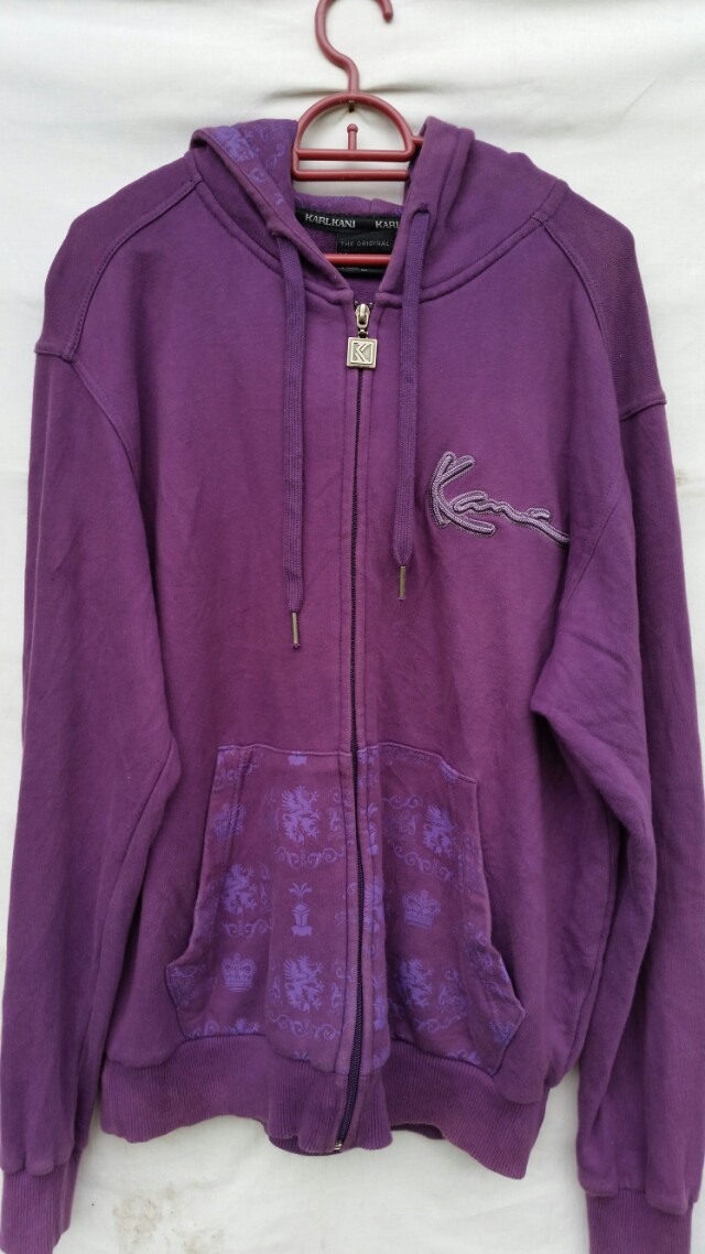 karl kani purple hoodie