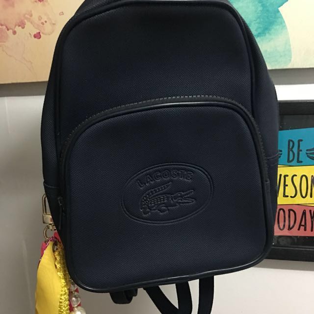lacoste mini backpack