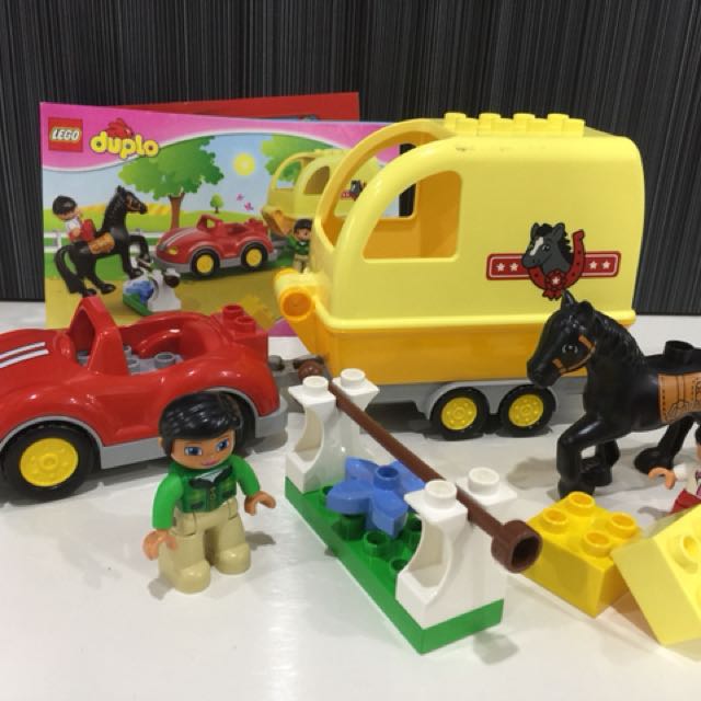 Lego DUPLO Horse trailer Hobbies Toys Toys Games on Carousell
