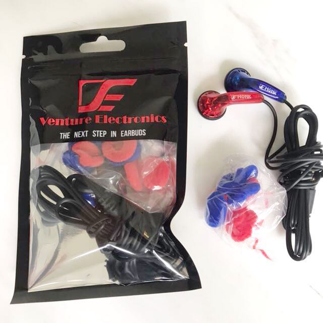 Limited Edition Venture Electronics VE Monk Plus Earbuds READY