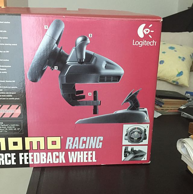 Logitech MOMO Racing Force Feedback Wheel ( Reserved ), Toys & Games on