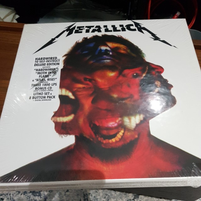 Metallica Hardwired To Self Destruct Deluxe Edition Vinyl Record 3 Lp Bonus Cd Music Media Cds Dvds Other Media On Carousell