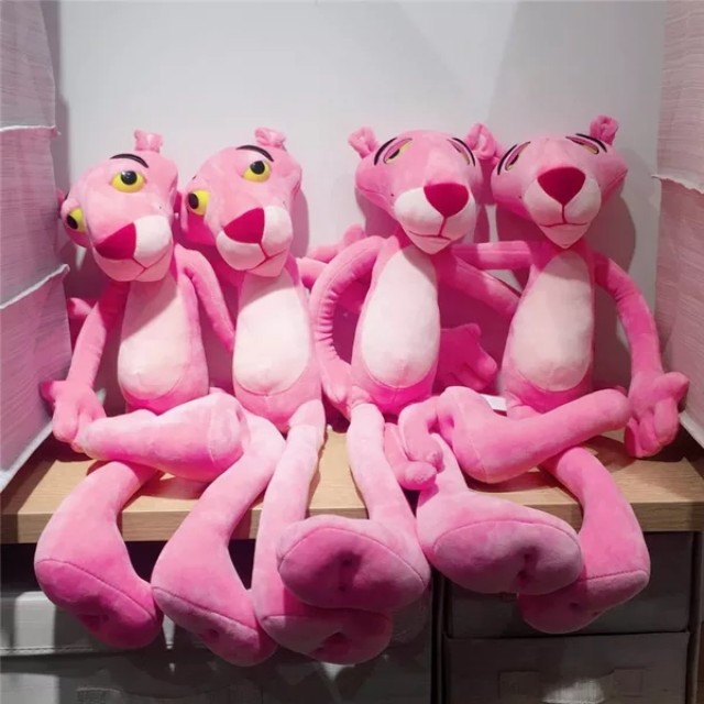 pink panther soft toy miniso