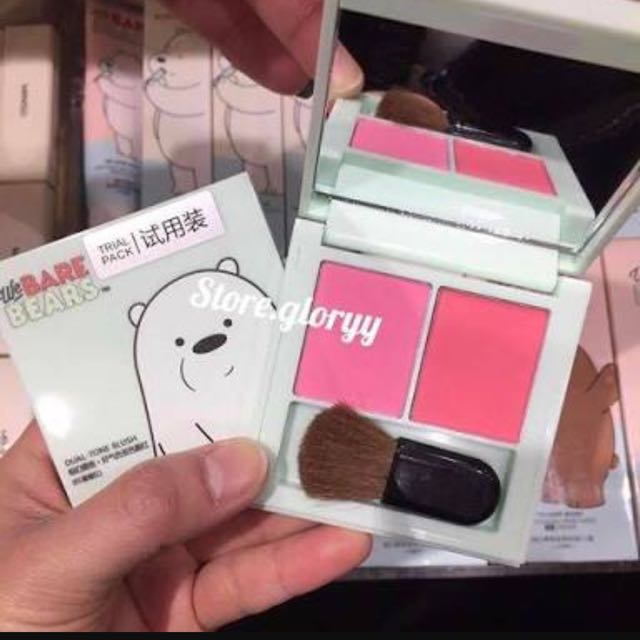 Miniso We Bare Bear Blush On, Beauty & Personal Care, Face, Makeup on ...