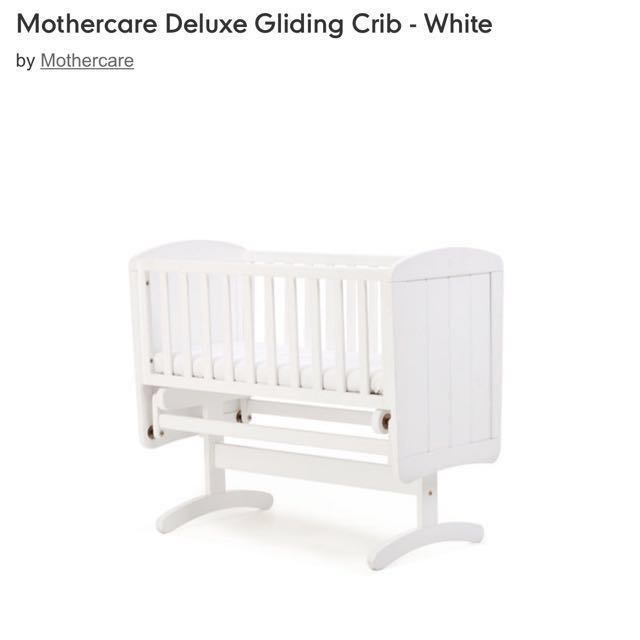 mothercare deluxe gliding crib
