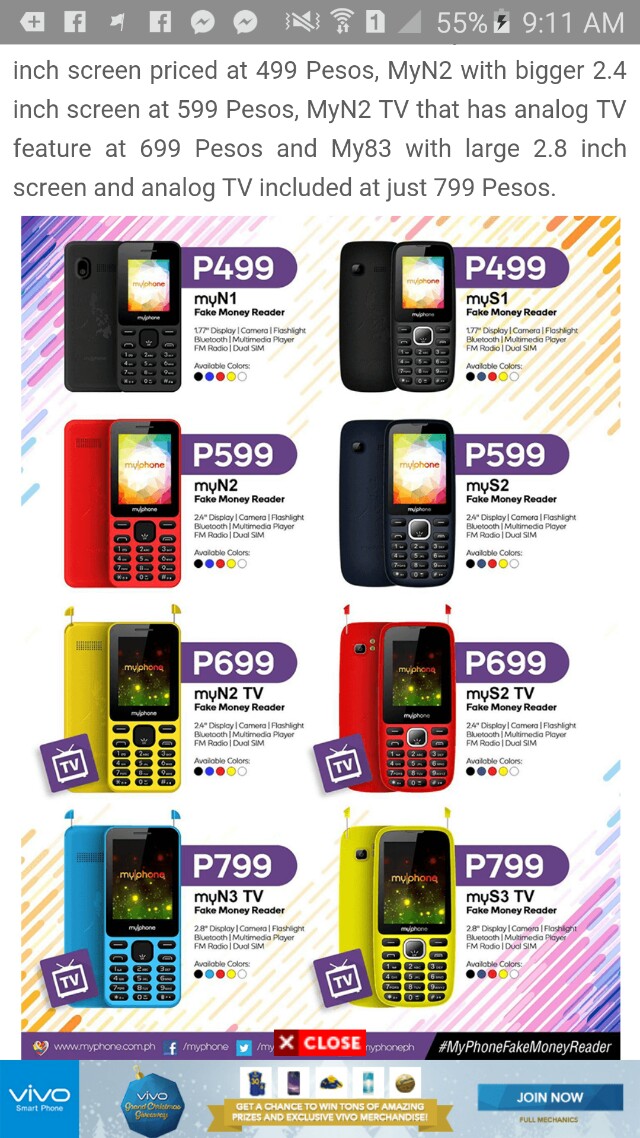 MyPhone Basic Phone N2 with Fake Money Reader, Mobile Phones & Gadgets