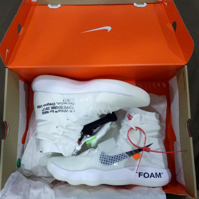 Off White x Nike React Hyperdunk 2017