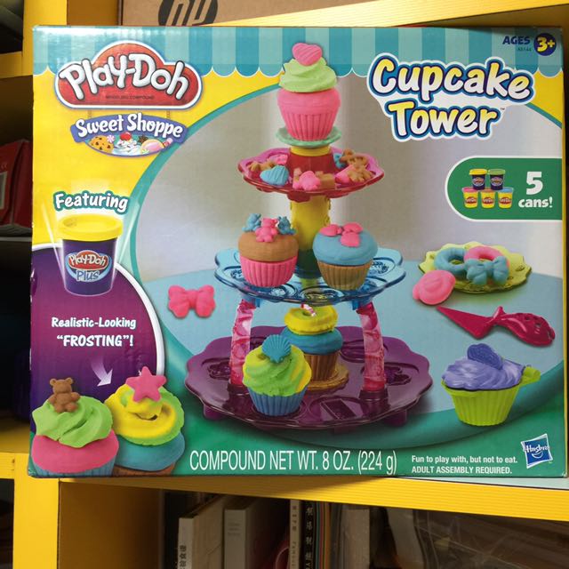 play doh cupcake tower