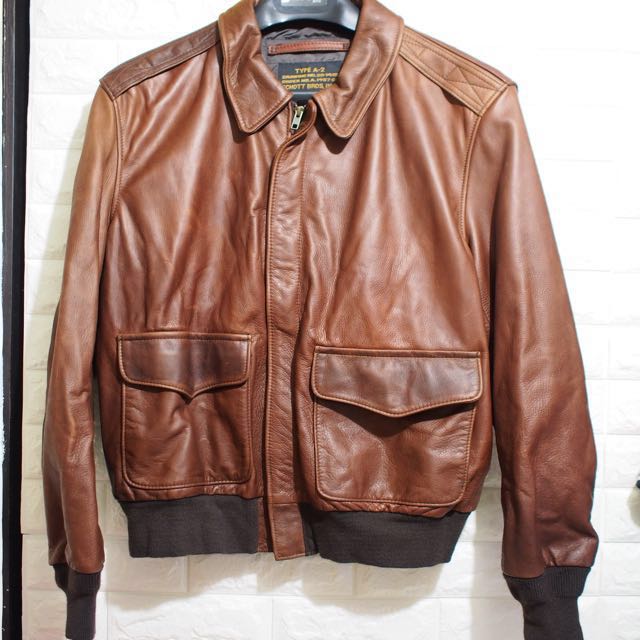 Schott NYC X Lucky Brand A2 Leather Jacket toy McCoy