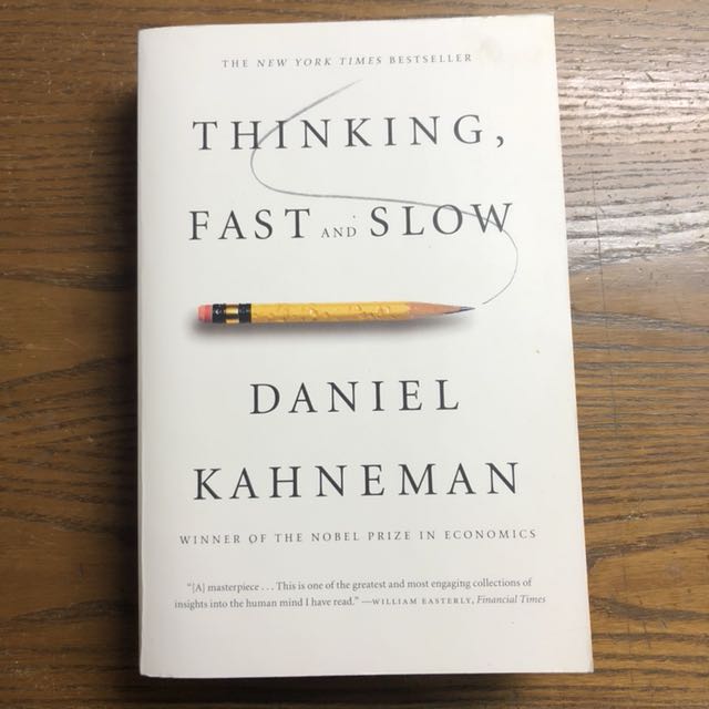Thinking Fast And Slow By Daniel Kahneman Books Stationery Fiction On Carousell