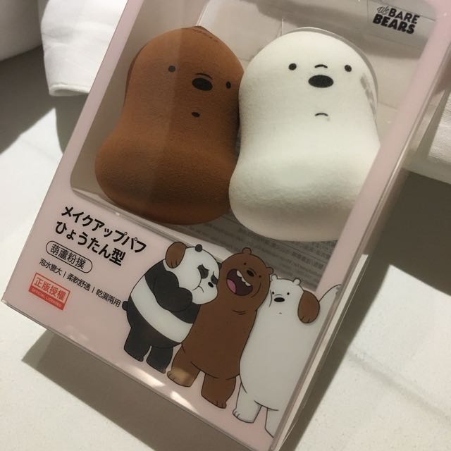 We Bare Bears Makeup Blender Health Beauty Makeup On Carousell