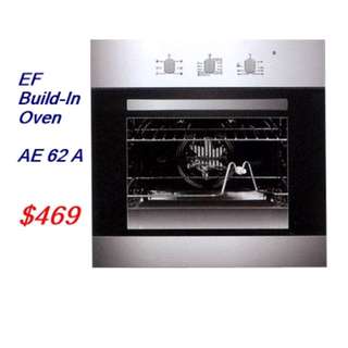 EF Built-In Oven AE 62 A (FREE DELIVERY & INSTALLATION)