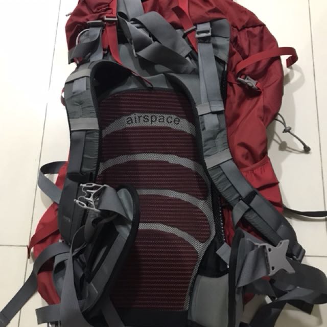 Ascend 60L Hiking Bag Sports Equipment Hiking Camping on Carousell