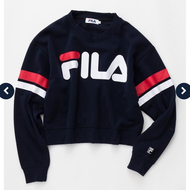 fila cropped sweater