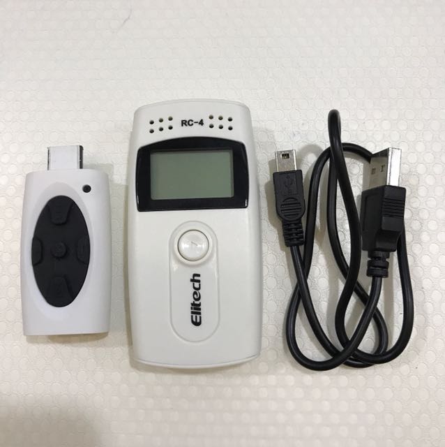 Brand New/ Elitech RC4 Temperature Data Logger Recorder with External
